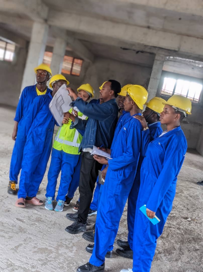 Students of L4 BDC Gain Practical Construction Experience at Ruhango ...
